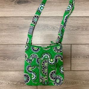Vera Bradley Hipster Crossbody in Cupcakes Green